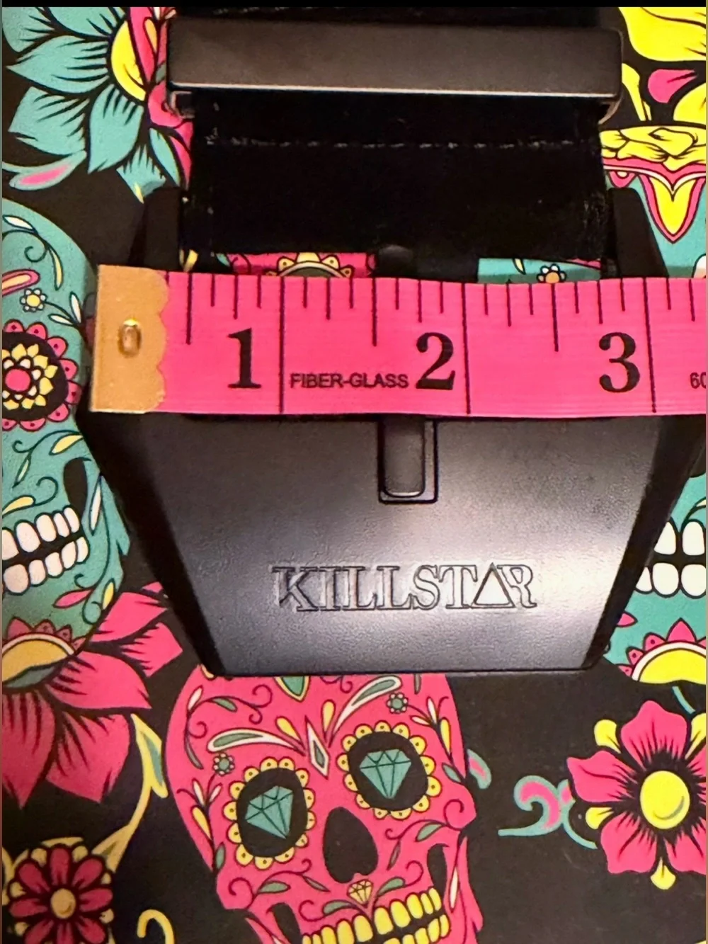 KILLSTAR NWOT Black Faux Velveteen Belt with Matte Black Buckle